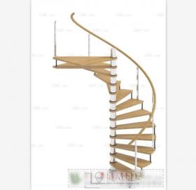 楼梯3D模型下载      溜溜ID：254801