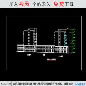 CAD03446高层住宅建筑设计CAD