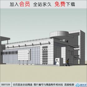 SK07520售楼中心 su模型