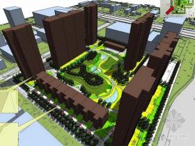 [北京]大型住宅区规划及单体设计方案文本
