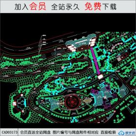 博物馆建筑群内部环境设计CAD