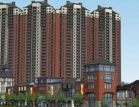 [福建]欧式风格高层商住区规划及单体建筑设计方案文本