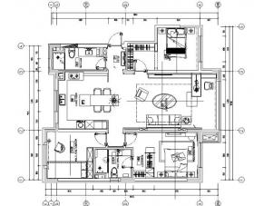 桃子小姐的夏天|新视觉主义样板间设计施工图（附效果图...