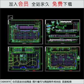 地下商场及宾馆施工图CAD