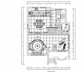 [原创]温馨典雅3层别墅室内设计CAD施工图