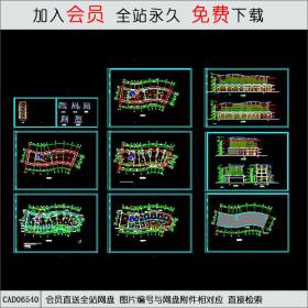 会所建筑施工图CAD