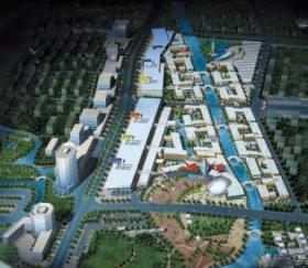 浙江杭州某滨水大型商业区环境景观设计方案