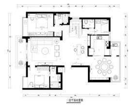 连江复式楼室内装修设计完整施工图及效果图