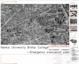 南开大学滨海学院应急避难规划