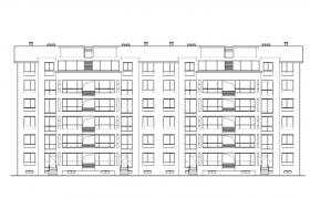 某六层坡屋顶（顶层复式）住宅建筑施工图