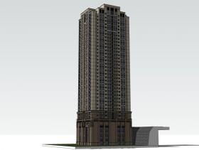 SU03000办公楼，现代主义风格，33层