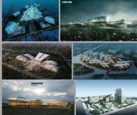 [北京]中海油办公楼项目建筑方案文本（PPT+174页 )