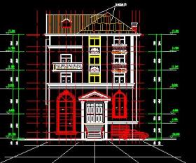 错层别墅建筑结构施工图