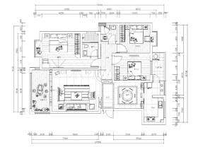 [四川]乐山锦绣星城样板间CAD全套施工图