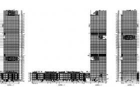 [中国]某城市196米超高层现代风格知名企业办公楼建筑设...