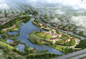 [河南]某航空港经济综合实验区梅河水系景观设计方案文...