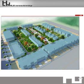 TU03049小区规划效果图 su模型 cad方案
