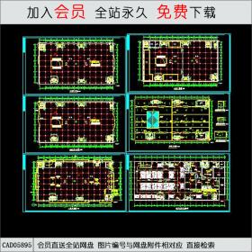 商场平面建筑图 CAD