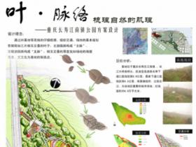 叶·脉络，梳理自然地肌理——重庆长寿区江南镇公园方案...