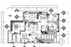 [重庆]现代四居样板房F2型施工图