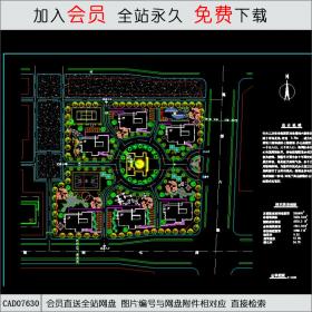 别墅规划建施图CAD