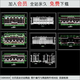 某商场平立剖面图 CAD