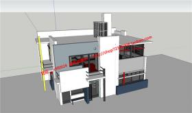 NO01302大师作品之施德罗住宅优秀建筑设计cad图纸su模型