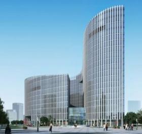 [北京]玻璃幕墙高层办公综合体建筑设计方案文本（多方...