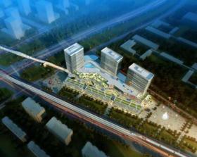 [河南]高层现代风格双首层商业综合体建筑设计方案文本