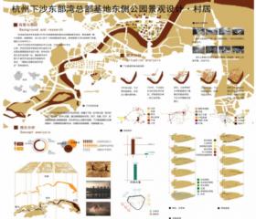 杭州下沙东部湾总部基地东侧公园景观设计