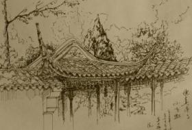 苏州园林手绘