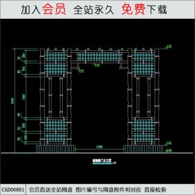 植物景门 CAD