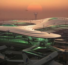 MAD公布哈尔滨新机场设计——“北国冰花”