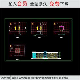 商场建筑设计方案图CAD