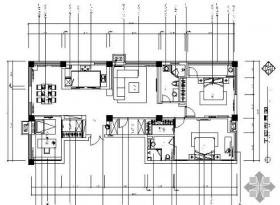 [杭州]现代三室两厅施工图（含效果）