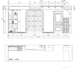 某东南亚风格住宅室内装修施工图（含效果图）