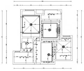 [江苏]现代简约C户型样板房设计施工图（附效果图）