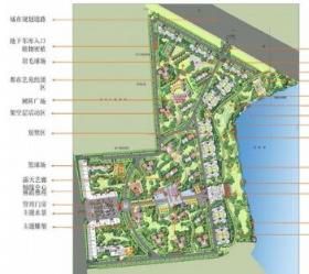 [武汉]结构主义现代风格居住区景观概念设计方案