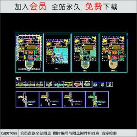 工厂办公空间装修CAD