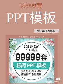 【430】精选极简PPT模板99999套