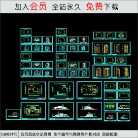 CAD05475实力豪华公寓施工图.dwgCAD