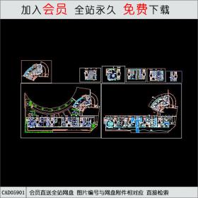 商场施工图CAD