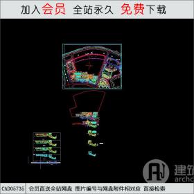 某西班牙风格商业街平面图CAD