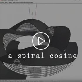 SU高级建模a spiral cosine