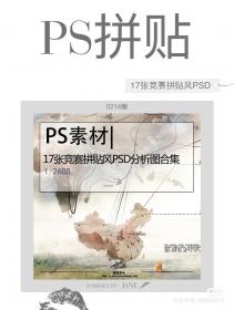 【650】超新竞赛拼贴风PSD分析图合集 PS素材