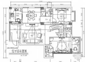 [福建]高端居住区简欧风格两层别墅室内装修施工图