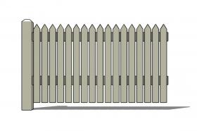 栏杆围栏SU模型 (22)