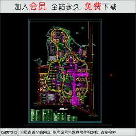 武汉大学东湖分校新校区总平面CAD