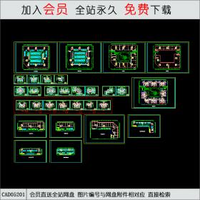 CAD05201 高层住宅户型平面CAD