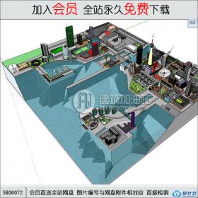 SK06072城市规划 su模型
